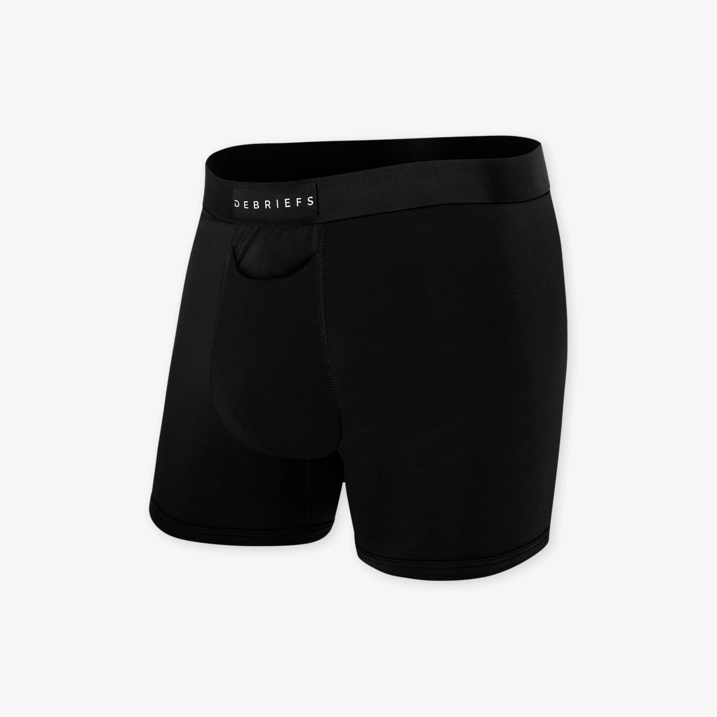 men's boxer briefs underwear subscription in black