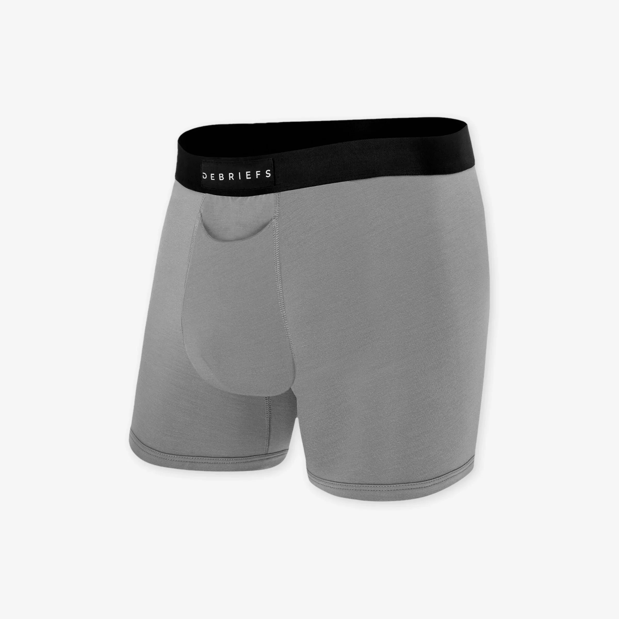 men's boxer briefs underwear subscription in grey