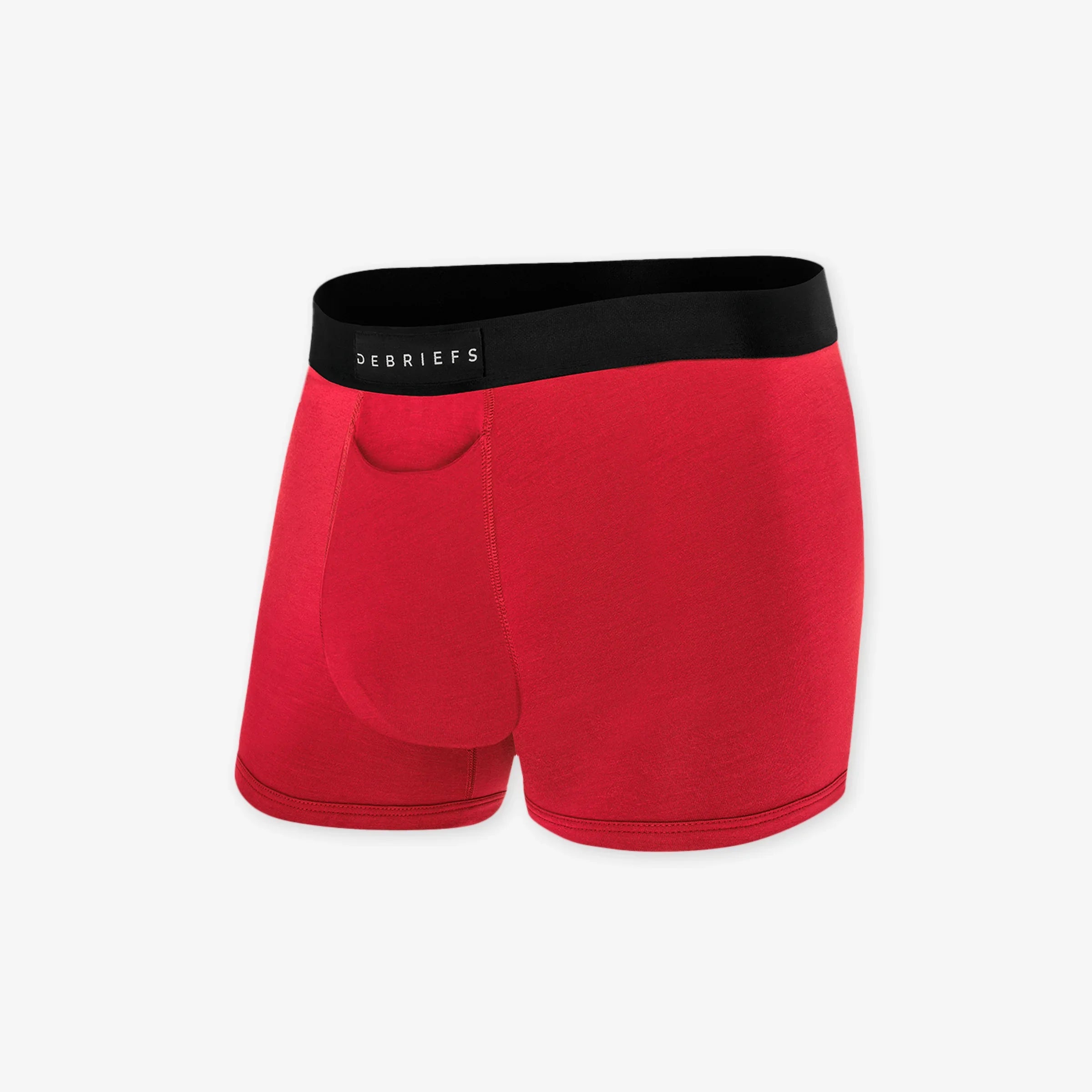 men's trunks underwear subscription in red