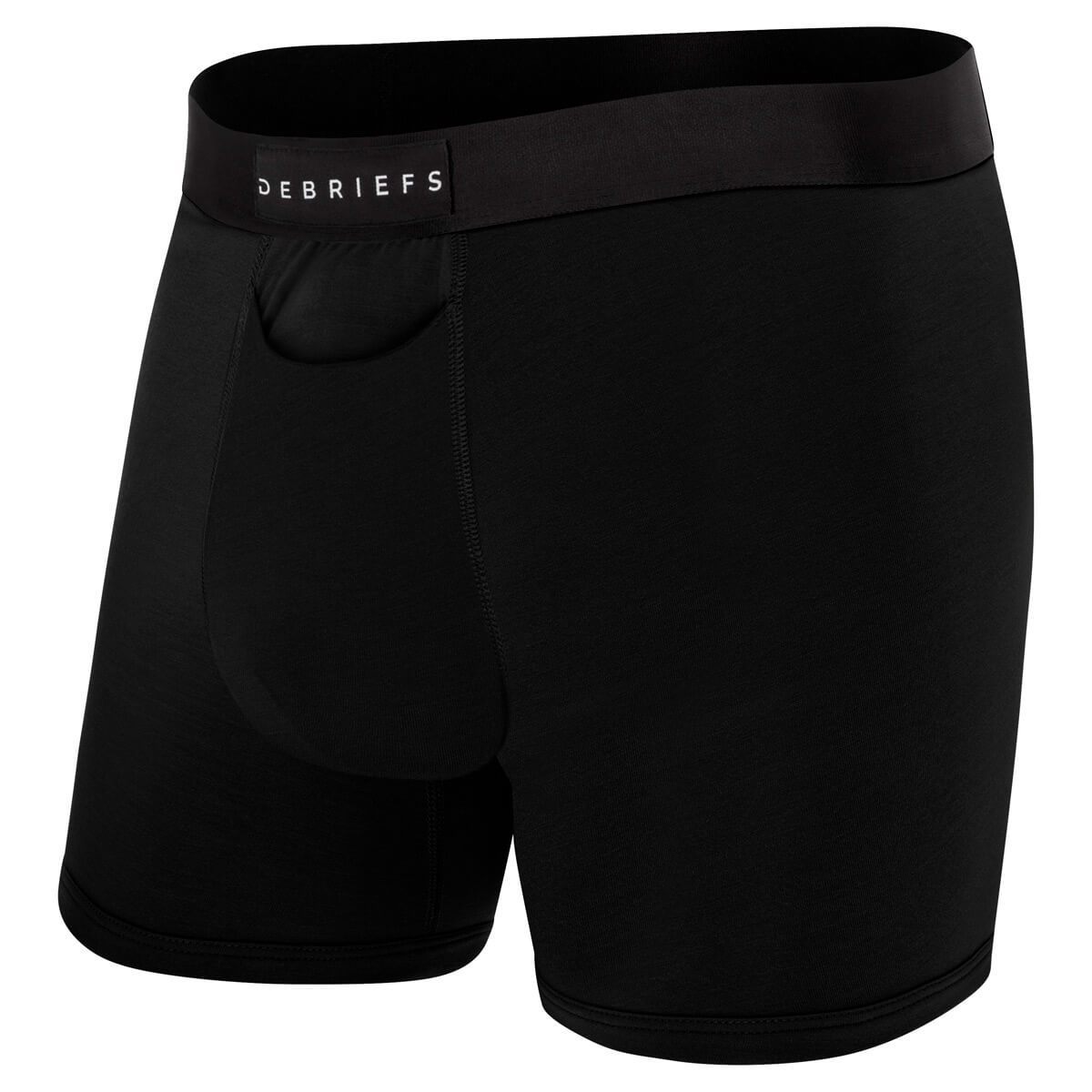 Mens Boxer Briefs Underwear Subscription - Black