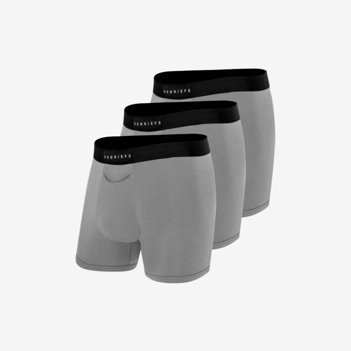 Mens Boxer Briefs Underwear Online 3 pack - Grey