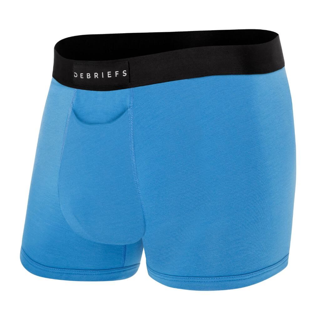 Debriefs blue mens trunks underwear - menu link picture